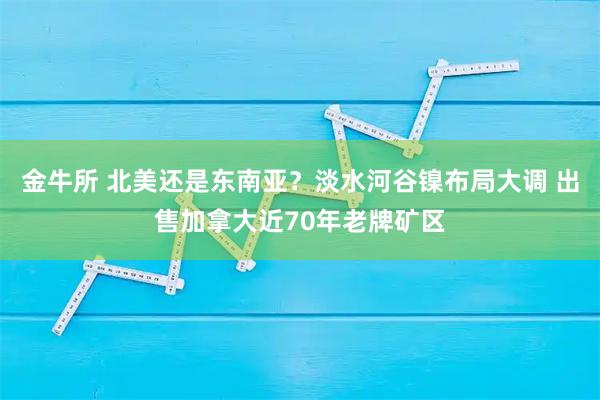 金牛所 北美还是东南亚？淡水河谷镍布局大调 出售加拿大近70年老牌矿区